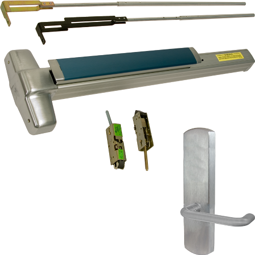 Von Duprin RX-9847L-BE-626-36-RHR-03 KIT 9847 Smooth CVR Exit Device, RX Switch, 996L-BE Trim, 36in, Satin Chrome