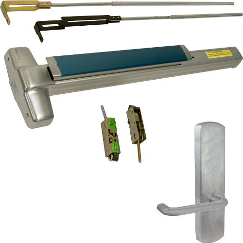 Von Duprin RX-9847L-BE-626-36-LHR-03 KIT 9847 Smooth CVR Exit Device, RX Switch, 996L-BE Lever Trim, 36in, Satin Chrome