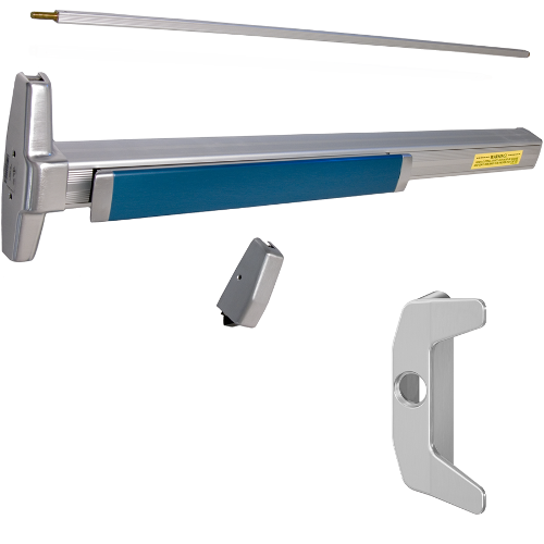 Von Duprin RX-3527A-NL-626-36-LHR-LBR KIT - RX 35 Series SVR Exit Device, 386NL Night Latch, LHR, 36in, Grade 1, Satin Chrome