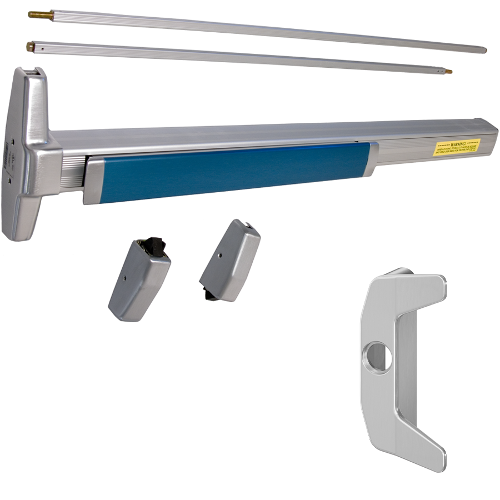 Von Duprin RX-3527A-NL-626-36-LHR KIT - RX 35 Series SVR Exit Device, 386NL Night Latch, LHR, 36in, Grade 1, Satin Chrome