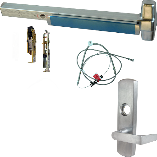 Von Duprin RX-9949L-626-36-RHR-06-ALK-LBL ALK Alarmed Exit Device, RX Request to Exit, 996L-06 Lever Trim, Grade 1, Satin Chrome