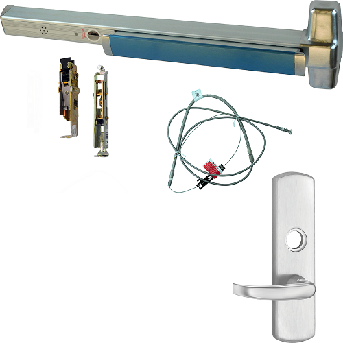 Von Duprin RX-9949L-NL-626-36-LHR-17-ALK-LBL KIT - ALK Alarmed Exit Device, 996L-NL-17 Night Latch, Grade 1, Satin Chrome