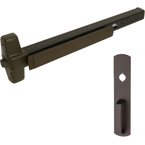 Von Duprin RX-99NL-710-48-ALK KIT - ALK Alarmed Rim Exit Device, 990NL Night Latch Trim, Grade 1, Dark Bronze