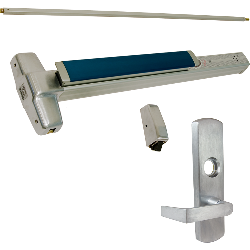 Von Duprin RX-AX-PA-9927L-626-36-LBR-LHR-06-ALK Alarmed Exit Device Kit with RX Switch, 996L Lever Trim, Grade 1, Satin Chrome