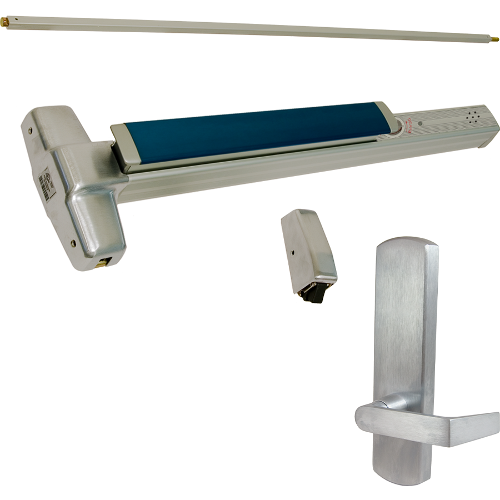 Von Duprin RX-AX-PA-9927L-DT-626-36-LBR-RHR-06-ALK Alarmed Exit Device Kit with Mortise Cylinder, RX Switch, Dummy Lever Trim, 36x84