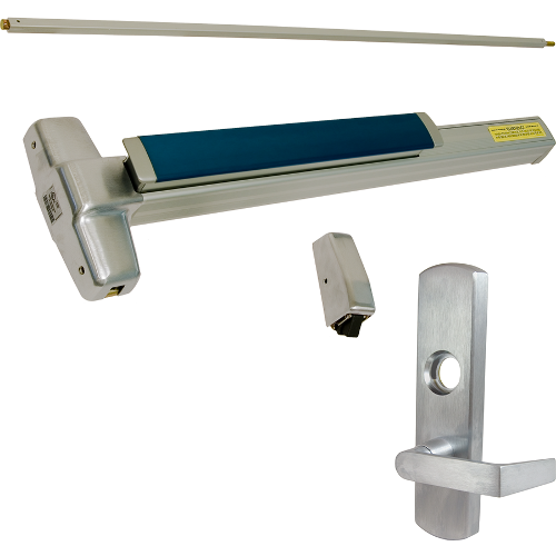 Von Duprin RX-AX-PA-9927L-NL-626-36-LBR-RHR-06 SVR Grooved Exit Device, RX Switch, 996L-NL-06 Nightlatch, Grade 1, Satin Chrome
