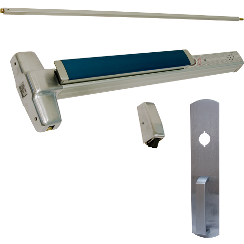 Von Duprin RX-AX-PA-9927NL-626-36-LBR-ALK Alarmed Exit Device Kit with Mortise Cylinder, RX Switch, 990NL Trim, Satin Chrome