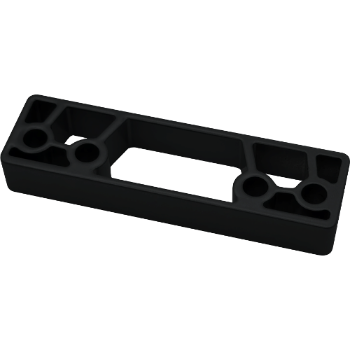 LCN 4030-61-MTBLK KIT - Series Blade Stop Spacer, 1/2in, 622/MTBLK Matte Black Powder Coat