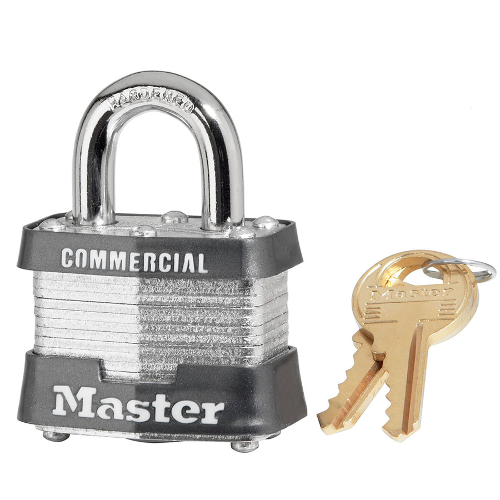 Master Lock 3KA0324 Padlock Boxed 3/4in Shackle