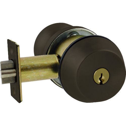 Marks Hardware 145KK/10B-E11 Single Cylinder Gate Lock, Knob, Marks C Keyway, 6 Pin, Dark Bronze