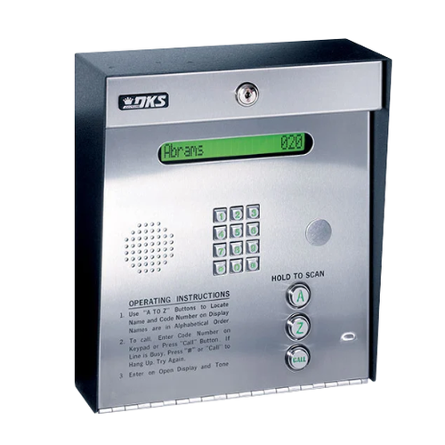 DoorKing 1834-080 Telephone Entry System, Surface Mount, 3000 Users
