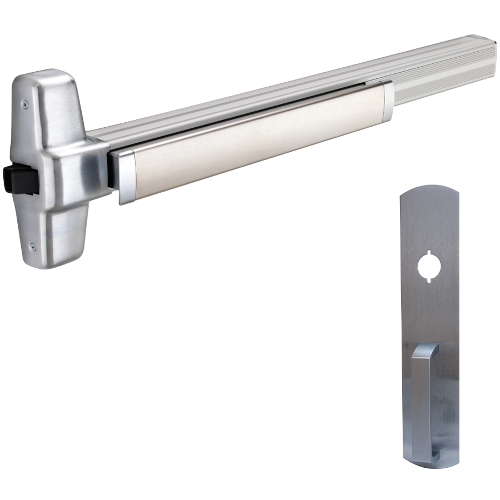 Von Duprin RX-99NL-626-48 RX Exit Switch Rim Device Kit, 990NL Nightlatch, 48in, Satin Chrome
