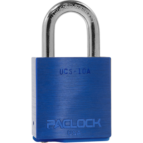 Pacific Lock LFIC-COR-10A-BLU Universal Jobsite Box Lock for Corbin LFIC Cylinder, Aluminum, Blue