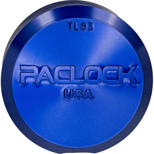 Pacific Lock SFIC-83A-WTG-BLU Whiting Roll-Up Door Padlock, SFIC Prep, Aluminum Body, Blue