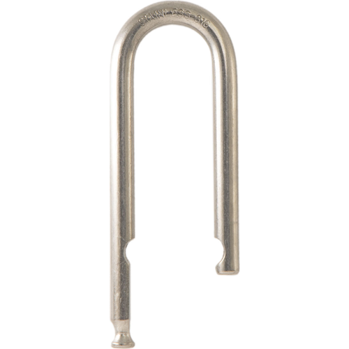 Pacific Lock SHACKLE1-S02 2in Shackle Clearance, 1/4in Diameter, Stainless Steel, for 1 Series