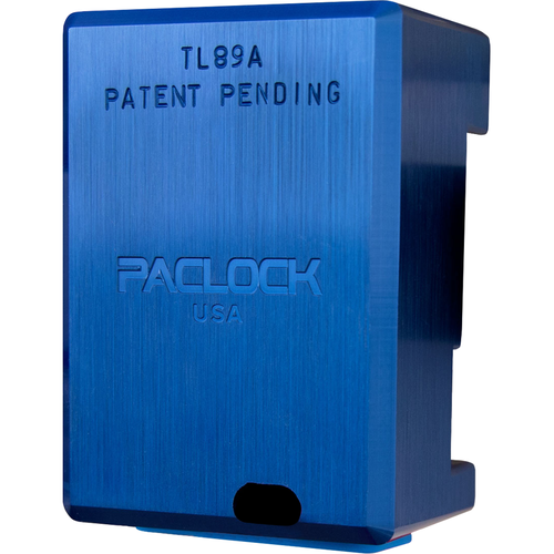 Pacific Lock UCS-89A-BLU-KD Utility 3000R Refrigerator Door Locks, 6-Pin P0 Keyway, Keyed Different, Aluminum