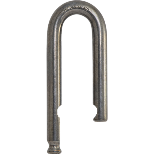 Pacific Lock SHACKLE3-S02 2in Shackle Clearance, 3/8in Diameter, Stainless Steel, for 3 Series