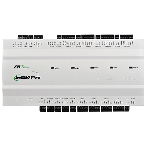 ZKTeco US-INBIO-460-PRO InBio Pro Series Four Door IP-Based Bi