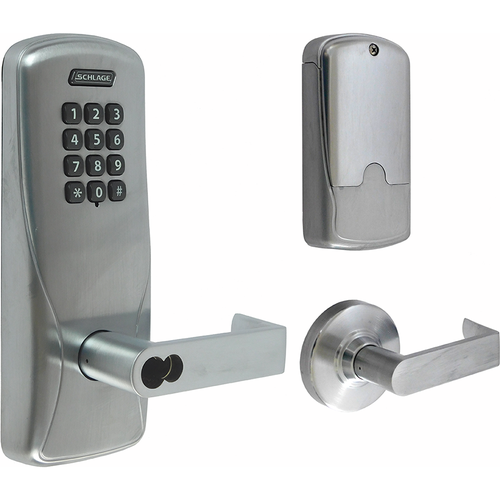 Schlage CO200-MS70KP-RHO626 JD Standalone Keypad Mortise Lock, Rhodes Lever, Satin Chrome 626