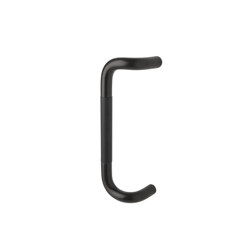 Rockwood BF195 315 T1 10IN CTC Santoprene Grip 90 Offset Pull, 10in CTC, 1in Dia, Black Anodized