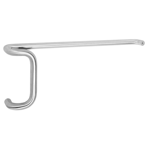 Rockwood BF15847 US32D T3 Offset Pull x Push Bar, 12in 33in CTC, 1in Dia, Stainless Steel