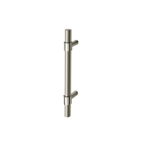 Rockwood RM2200-20 US32 T1HD 16IN CTC Straight Pull Flat Ends 20in OA, 16in CTC, Thru Bolt 5/16in-18, Chrome