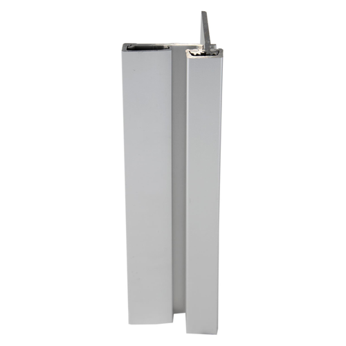 ABH A530HDC083 Heavy Duty Continuous Hinge, 83in, 450lbs, Clear Anodized, Short Frame Leaf