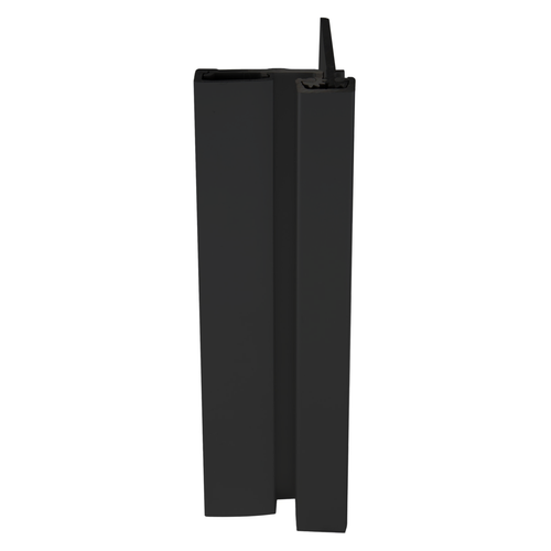 ABH A530HDB095 Heavy Duty Half Surface Geared Hinge, 95in, 450lbs, 315/B Black Anodized