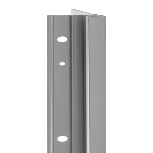 ABH A540HDC083 Heavy Duty Half Surface Geared Hinge, 83in, 450lbs, Clear Anodized