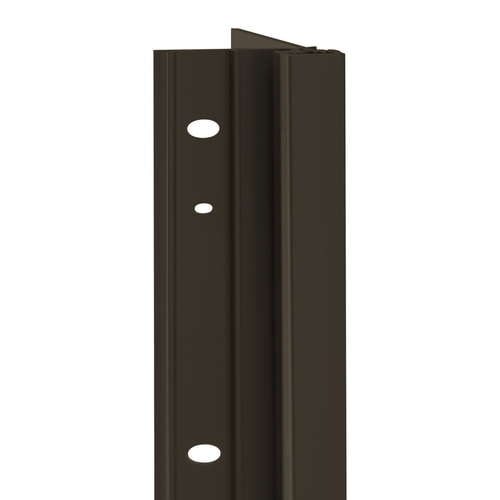ABH A540HDD120 Heavy Duty Half Surface Geared Hinge, 3/32in Inset, 120in, 450lbs, Dark Bronze
