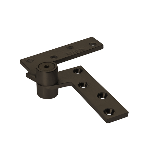 Rixson 180 613E 3/4in Offset Top Pivot, Full Mortise, Non-Handed, Dark Bronze