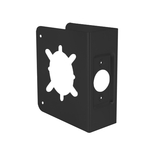 Don-Jo 81-622-2-CW Door Wrap 2-3/4in Backset, 1-3/4in Door, Matte Black, Indent Latch Prep