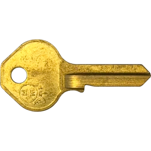 JMA MAS-9DE-BR 27K M16 1092NR Master Key Blank Brass