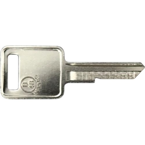 JMA GM-6E-NP B48 P1098A 320588 GM Key Blank Nickel Plated
