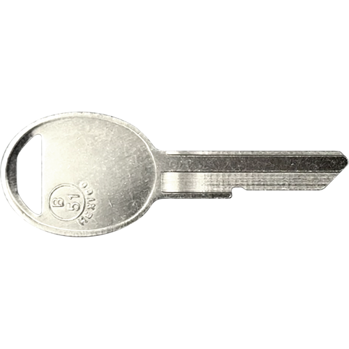 JMA GM-11E-NP B51 S1098D 320653 GM Key Blank Nickel Plated