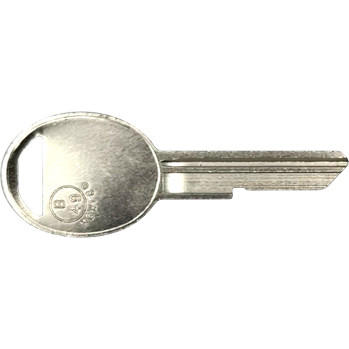 JMA GM-10E-NP B49 S1098B 320588 GM Key Blank Nickel Plated
