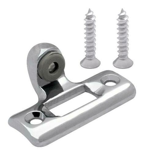 Jacknob 605550 Concealed Latch Strike Keeper with Screw - Mill Finish