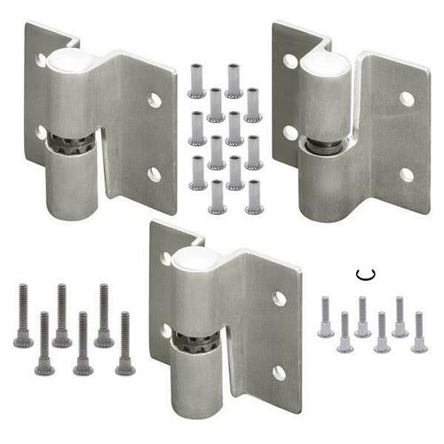 Jacknob 67553 Surface-Mounted Right Hinge Round Barrel (2t/1b of 7113) SS-6LP