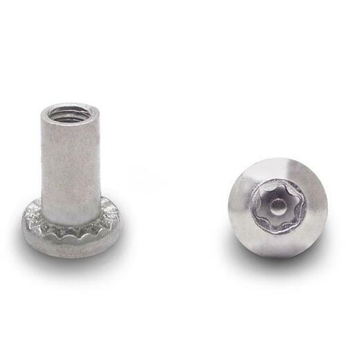 Jacknob 88209 Stainless 6-Lobe Barrel Nut 10-24