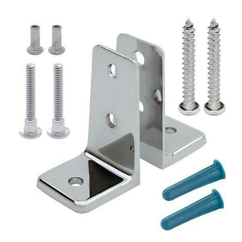 Jacknob 601860 Wall Bracket 2 Piece & Screw Pack-6Lp