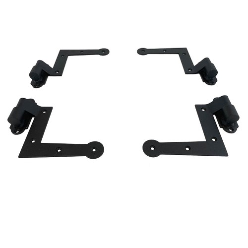 John Wright 088536SS Stainless Steel NY Style Hinge Set - .75