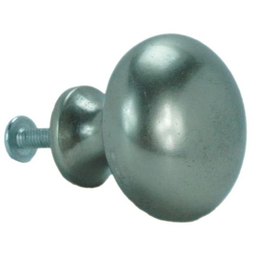 John Wright 088747 32mm Round Machined Back Knob - Satin