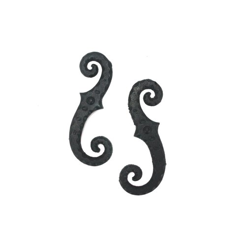 John Wright 088270 Faux Shutter Dog, Stippled (Sold in Pairs)