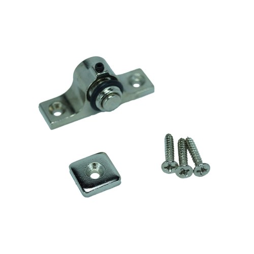 John Wright 088578 Magnetic Cabinet Catch, Nickel Finish