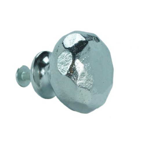 John Wright 088718 Distressed Knob - Chrome