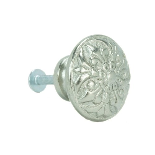 John Wright 088732 Fleur-de-lis Small Knob - Satin