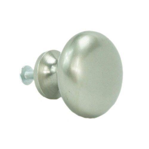 John Wright 088752 38mm Round Machined Back Knob - Satin
