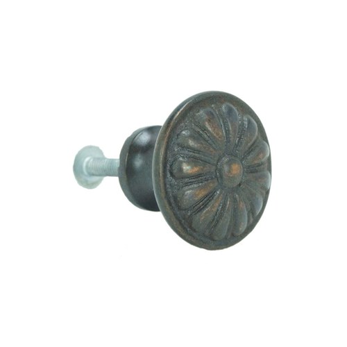 John Wright 088755 Sun Burst Knob 28mm - Faux Copper