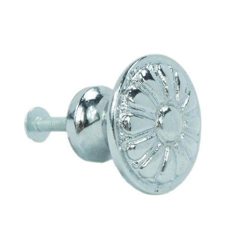 John Wright 088763 Sun Burst Knob 32mm - Chrome