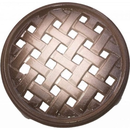 John Wright 033351 Basket Weave Trivet, Mocha Sand